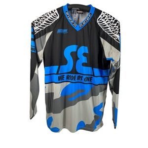 SE BIKES JERSEY BMX RETRO RACING RIPPER BLUE sz XL RARE BS-M1121-B014